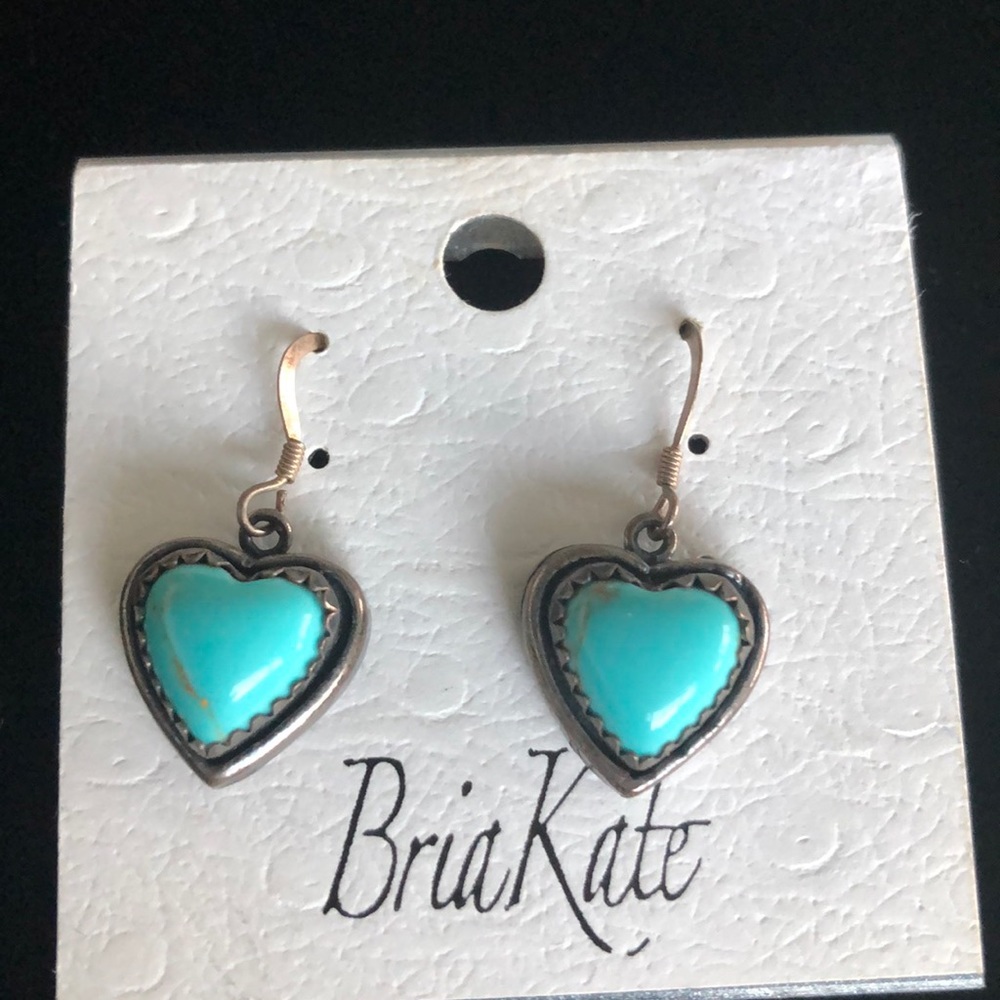 Turquoise Heart earrings